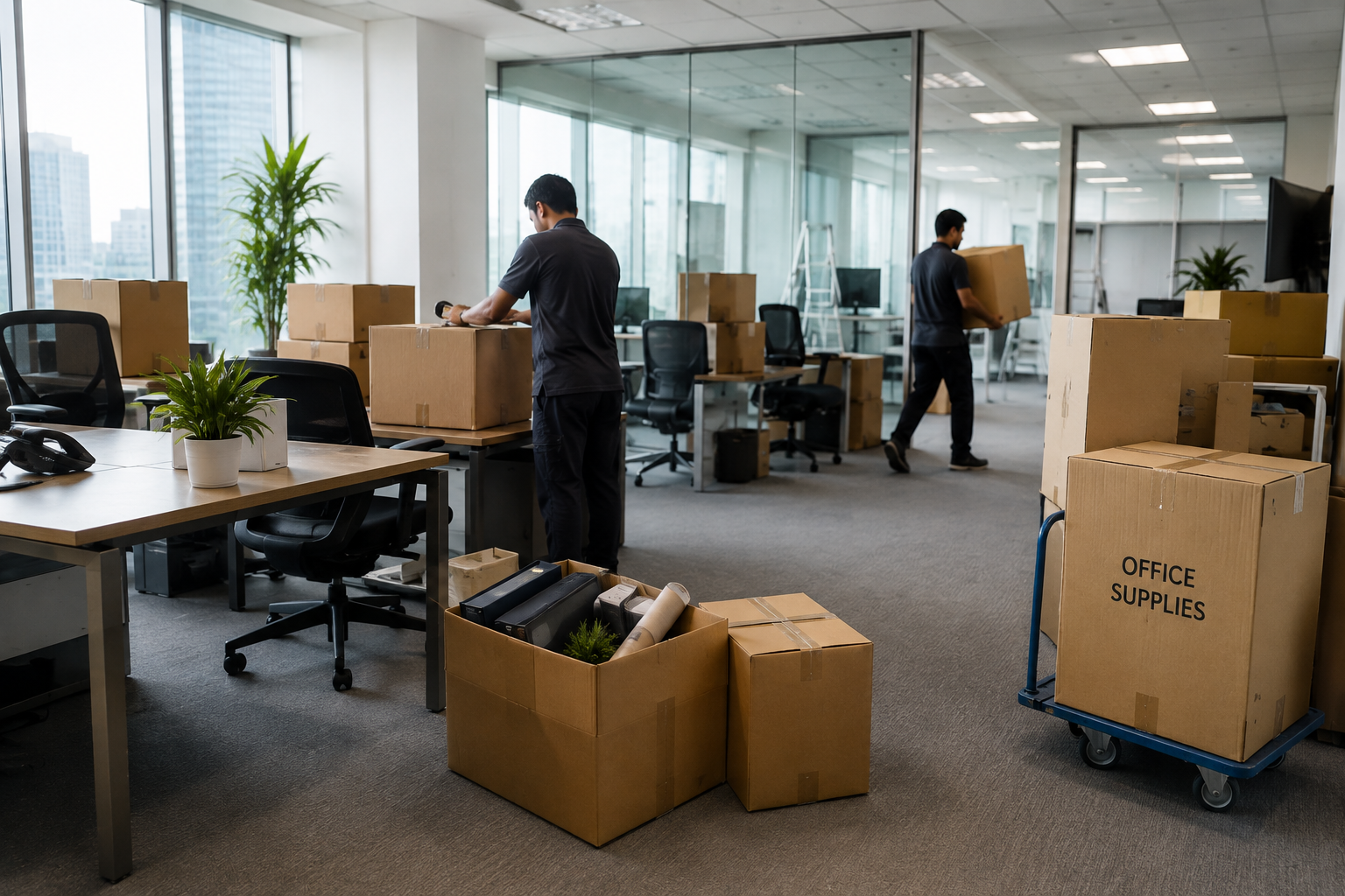 Office Shifting in Bangalore by Kajariya Packers and Movers in Bangalore